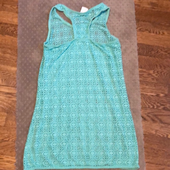Xhileration turquoise girls swim cover-up - Picture 2 of 3